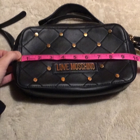 Love Moschino Studded Double Zip Crossbody Bag - Picture 3 of 7